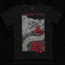 Shirt design 'Snake Among Flowers'