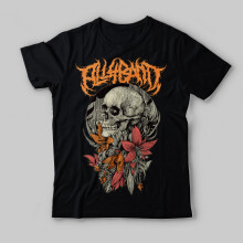 Shirt design 'Skull With Flowers'