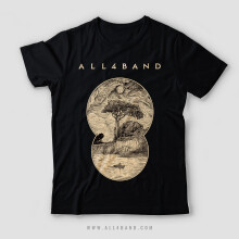 Metal band shirt design titled On The Journey