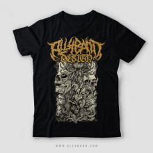 Metal band shirt design titled Death Bloom