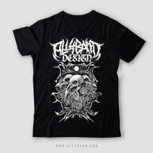 Metal shirt design titled Cursed Trinity