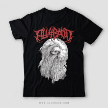 Metal shirt design titled The Wise Man